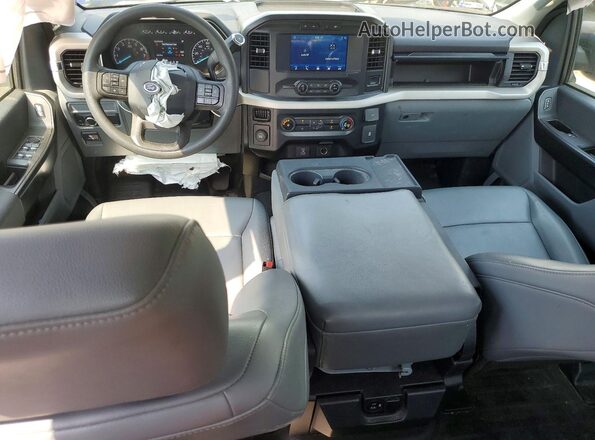 1FTEX1CB0MKD85137 2021 FORD F150 White Առջևի վահանակի տեսք