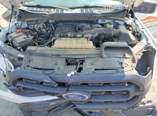 1FTEX1CB0MKD85137 2021 FORD F150 White Սալոնի հետևի տեսք