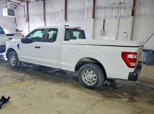 1FTEX1CB0NKE65457 2022 FORD F150 White Trasero izquierdo