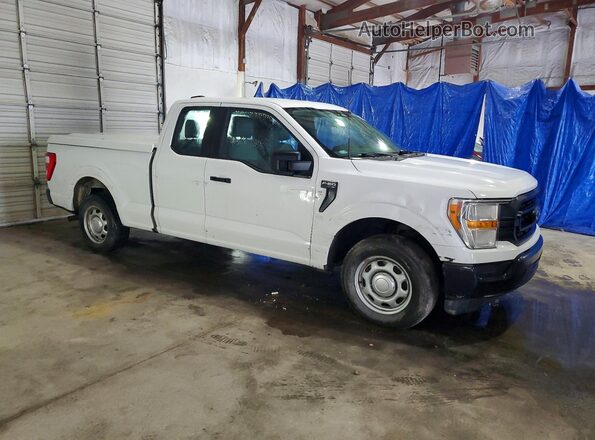 1FTEX1CB0NKE65457 2022 FORD F150 White Delantero derecho
