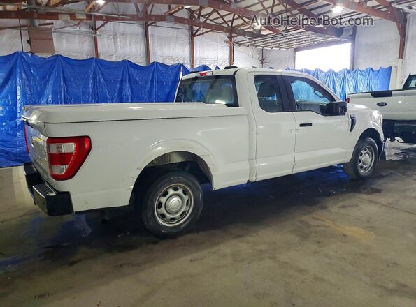 1FTEX1CB0NKE65457 2022 FORD F150 White Trasero derecho