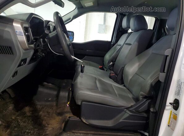 1FTEX1CB0NKE65457 2022 FORD F150 White Vista interior delantera
