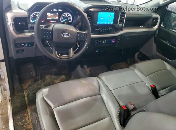 1FTEX1CB0NKE65457 2022 FORD F150 White Vista del salpicadero