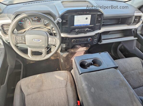 1FTEX1CB0NKF25446 2022 FORD F150 Черный Вид панели приборов