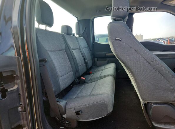 1FTEX1CB0NKF25446 2022 FORD F150 Черный Вид задних сидений