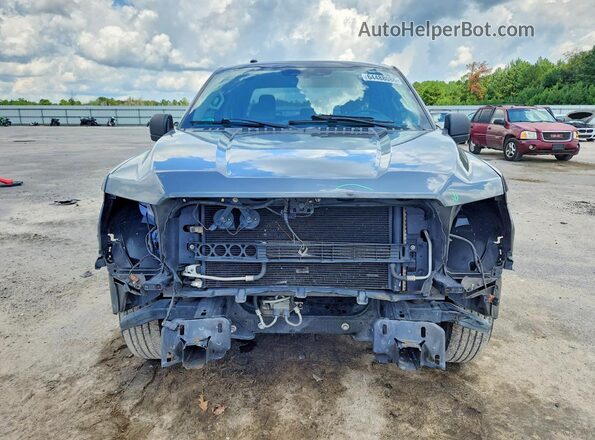 1FTEX1CB1JFE01494 2018 FORD F150 Gray Widok z przodu