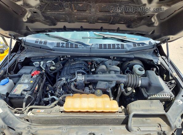 1FTEX1CB1JFE01494 2018 FORD F150 Gray Widok wnętrza z tyłu