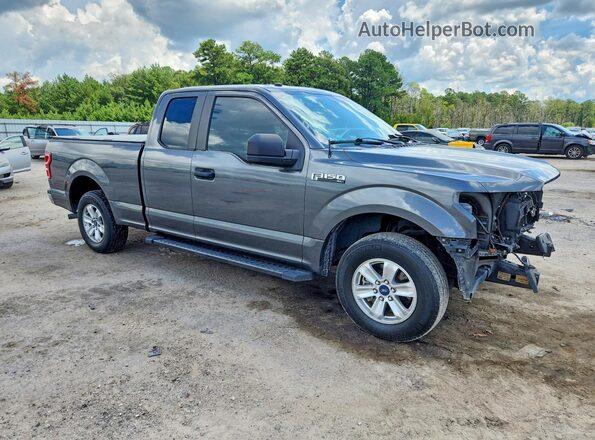 1FTEX1CB1JFE01494 2018 FORD F150 Gray Przód prawy