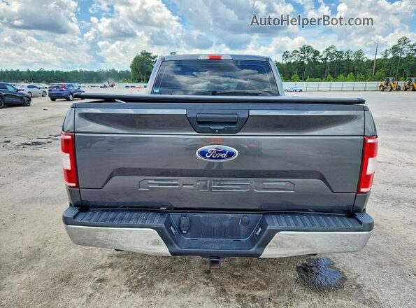 1FTEX1CB1JFE01494 2018 FORD F150 Gray Widok z tyłu