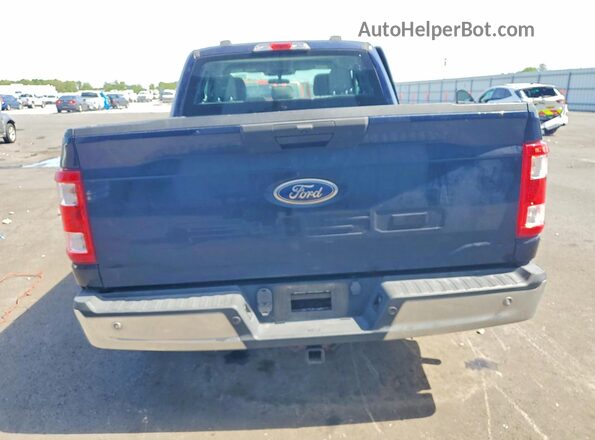 1FTEX1CB1MKE62923 2021 FORD F150 Blue Vista trasera
