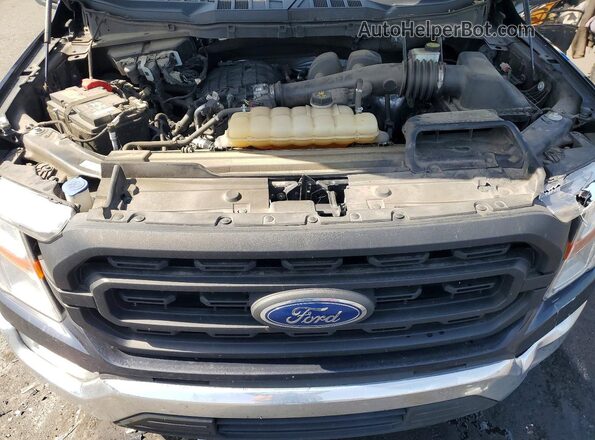 1FTEX1CB1MKE62923 2021 FORD F150 Blue Vista interior trasera