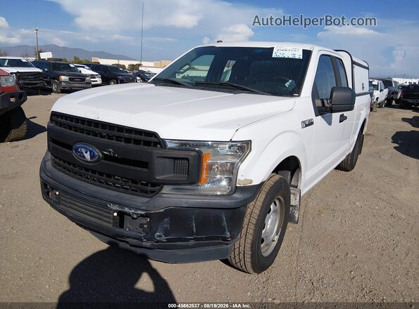 1FTEX1CB2JKF29749 2018 FORD F150 White Вид спереду