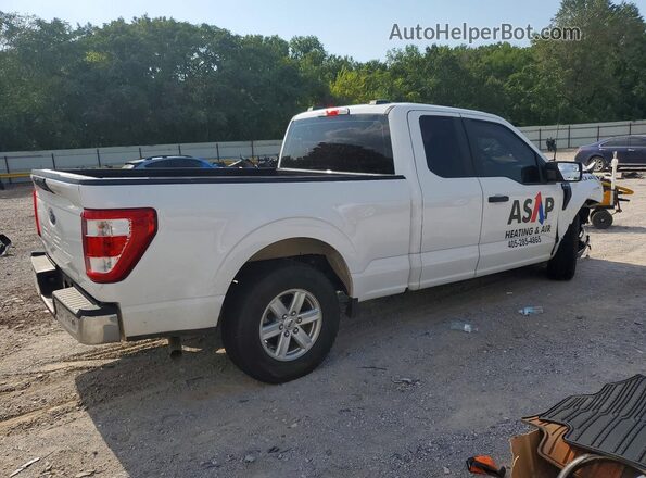 1FTEX1CB2MKE66673 2021 FORD F150 White Հետևի աջ