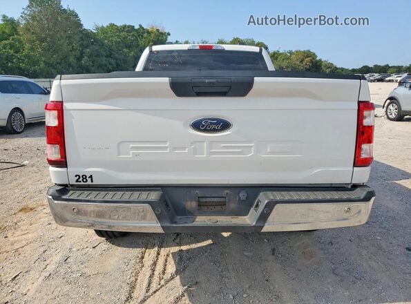 1FTEX1CB2MKE66673 2021 FORD F150 White Հետևի տեսք