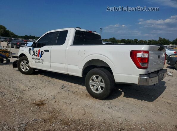 1FTEX1CB2MKE66673 2021 FORD F150 White Հետևի ձախ