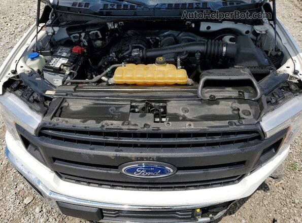 1FTEX1CB3JKC91927 2018 FORD F150 White Вид задньої частини салону