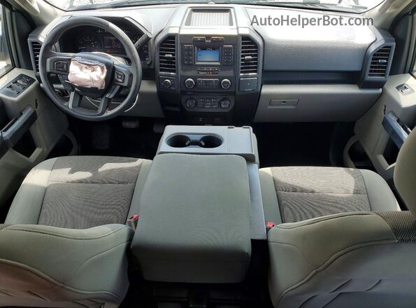 1FTEX1CB3JKC91927 2018 FORD F150 White Вид панелі приладів