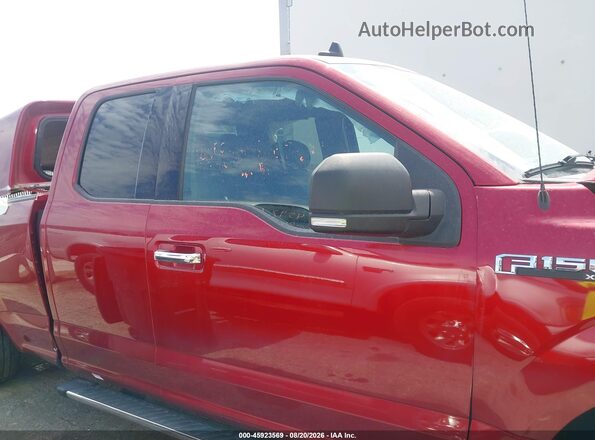 1FTEX1CB3KKC47234 2019 FORD F150 Red Սալոնի հետևի տեսք