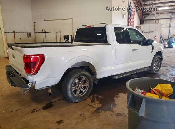 1FTEX1CB4MKD72746 2021 FORD F150 Белый Задняя правая четверть