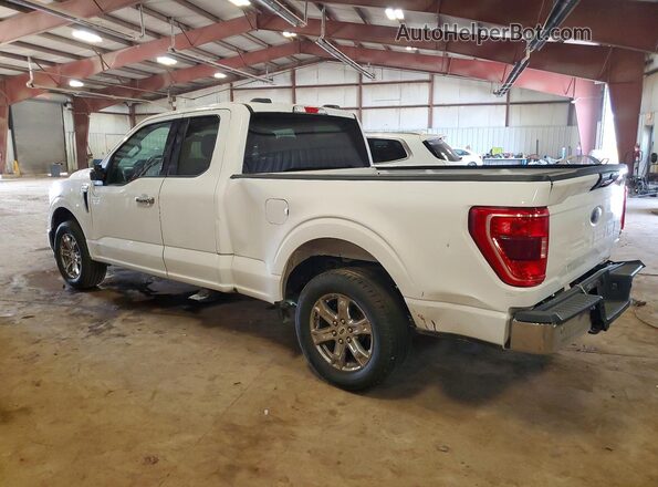 1FTEX1CB4MKD72746 2021 FORD F150 Белый Задняя левая четверть