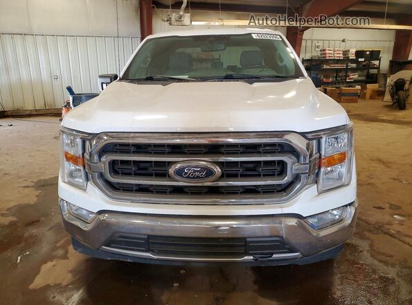 1FTEX1CB4MKD72746 2021 FORD F150 Белый Вид спереди