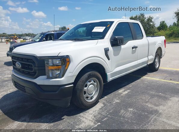 1FTEX1CB4PKD09053 2023 FORD F150 White წინა მარცხენა ხედი სამი მეოთხედიდან