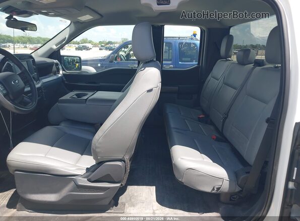 1FTEX1CB4PKD09053 2023 FORD F150 White VIN კოდის სტიკერის ხედი