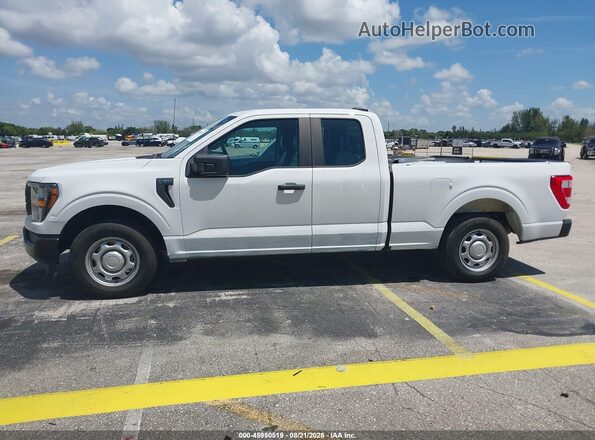 1FTEX1CB4PKD09053 2023 FORD F150 White სალონის 360-გრადუსიანი ხედი