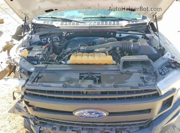1FTEX1CB5JKF06031 2018 FORD F150 White Rear interior view