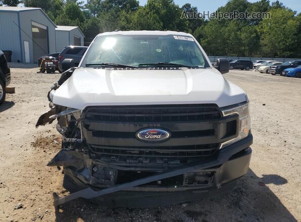 1FTEX1CB5JKF06031 2018 FORD F150 White VIN sticker view