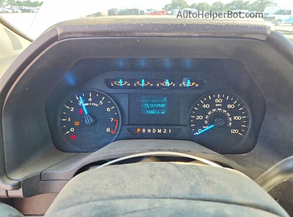 1FTEX1CB5LFC23947 2020 FORD F150 White Вид щитка приладів