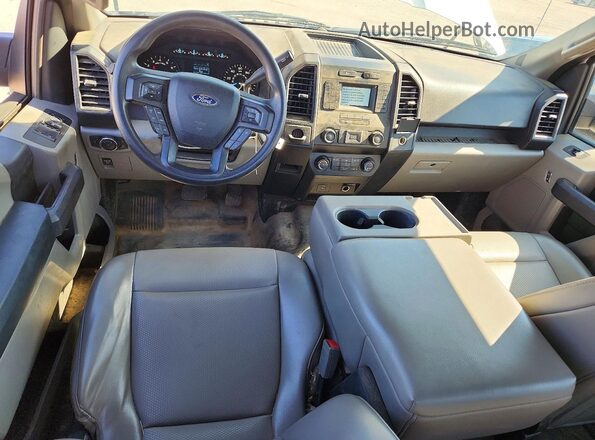 1FTEX1CB5LFC23947 2020 FORD F150 White Вид панелі приладів