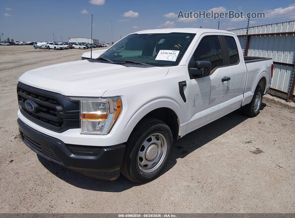1FTEX1CB5NKD33813 2022 FORD F150 White Przód lewy