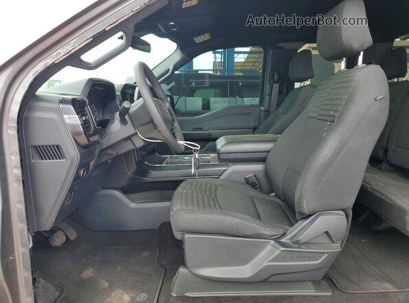 1FTEX1CB5NKD50000 2022 FORD F150 Gray Սալոնի դիմացի տեսք
