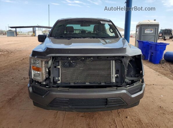 1FTEX1CB5NKD50000 2022 FORD F150 Gray Դիմացի տեսք