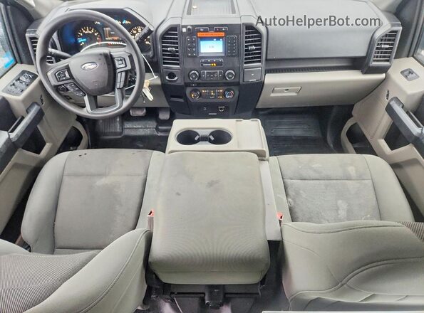 1FTEX1CB6JKD59380 2018 FORD F150 White Առջևի վահանակի տեսք