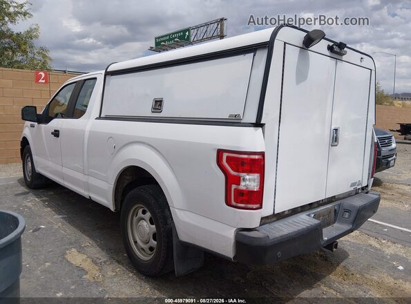 1FTEX1CB7JKF29780 2018 FORD F150 White Trasero izquierdo