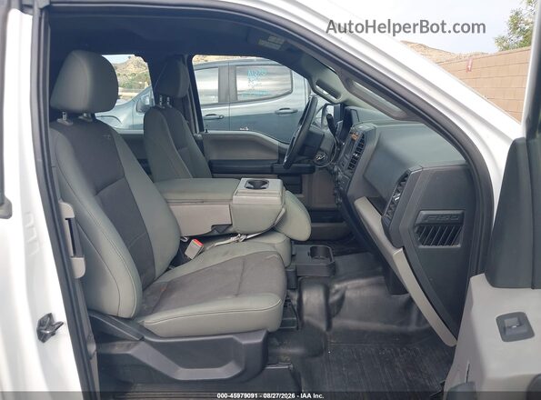 1FTEX1CB7JKF29780 2018 FORD F150 White Vista interior delantera