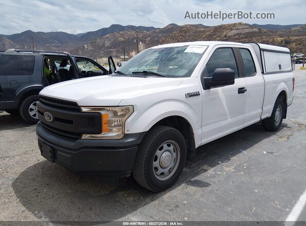 1FTEX1CB7JKF29780 2018 FORD F150 White Vista tres cuartos delantera izquierda