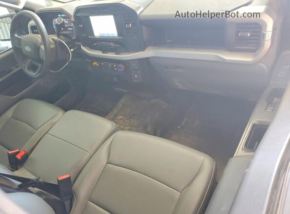 1FTEX1CB7NKF25976 2022 FORD F150 White Առջևի վահանակի տեսք