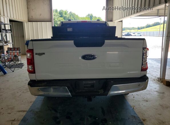 1FTEX1CB7NKF25976 2022 FORD F150 White Հետևի տեսք