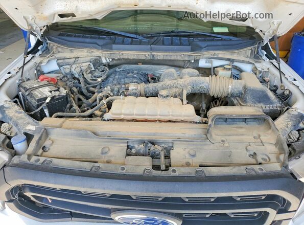 1FTEX1CB7NKF25976 2022 FORD F150 White Սալոնի հետևի տեսք