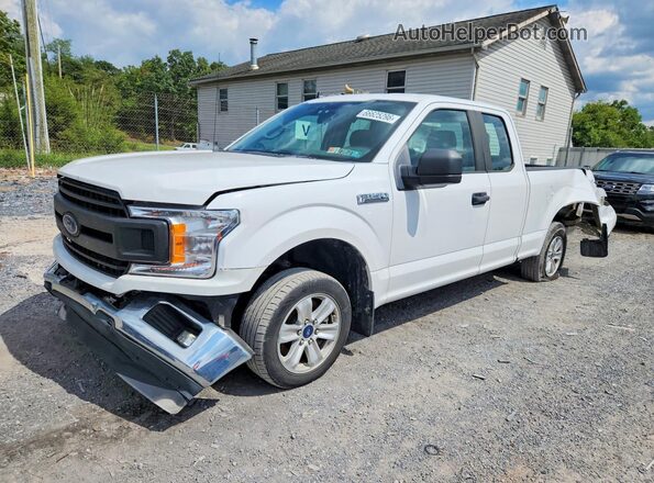 1FTEX1CB8LKF57011 2020 FORD F150 White Trasero izquierdo