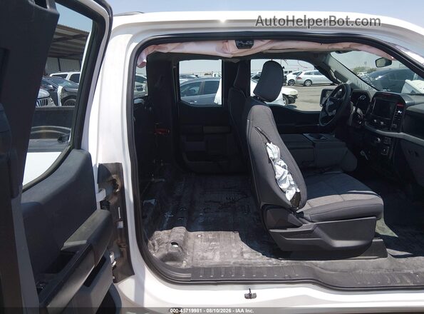 1FTEX1CB8NKE98447 2022 FORD F150 White VIN կոդի պիտակի տեսք