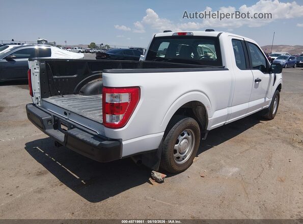 1FTEX1CB8NKE98447 2022 FORD F150 White Հետևի աջ