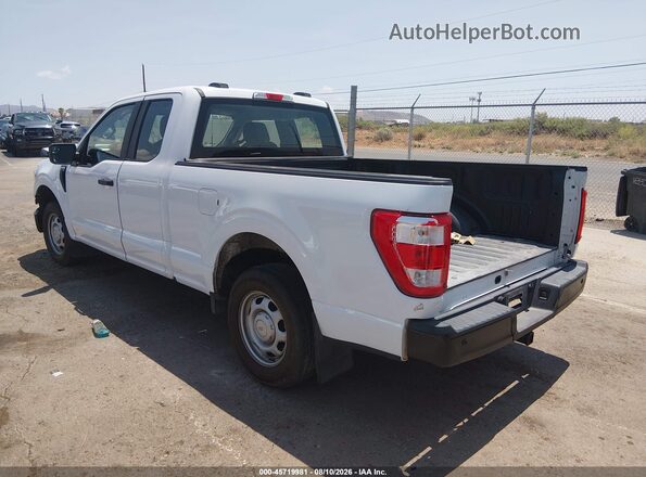 1FTEX1CB8NKE98447 2022 FORD F150 White Հետևի ձախ