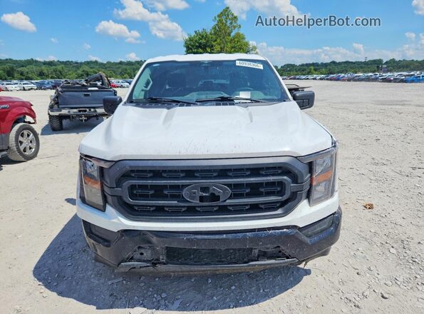 1FTEX1CB8PKE17949 2023 FORD F150 White წინა ხედი