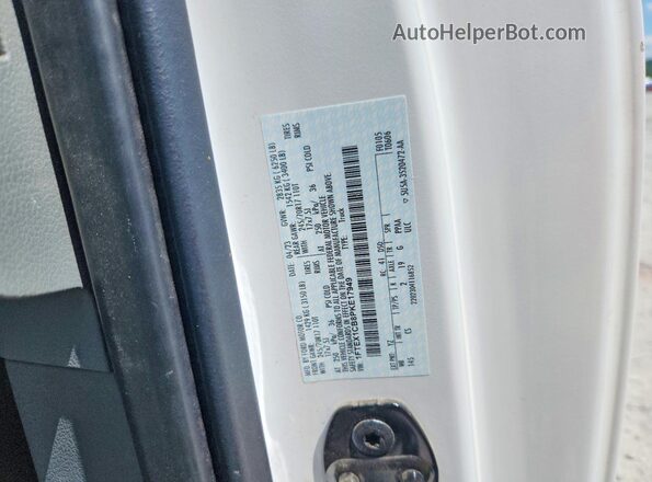 1FTEX1CB8PKE17949 2023 FORD F150 White ძრავის განყოფილების ხედი