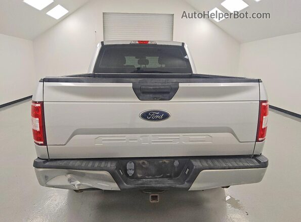 1FTEX1CB9JKG02972 2018 FORD F150 Silver Vista trasera
