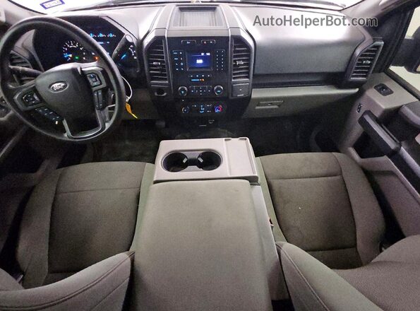 1FTEX1CB9JKG02972 2018 FORD F150 Silver Vista del salpicadero
